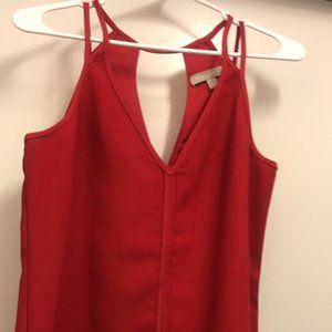 Red Silk Tank